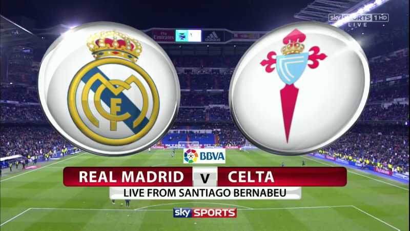Link sopcast trận Real Madrid vs Celta de Vigo