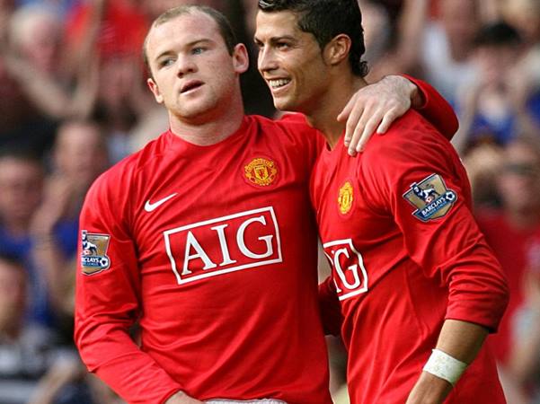 Cầu thủ Rooney và Ronaldo thời còn sánh vai tại Old Tranfford